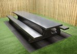 HeBlad Picknickset XL Beton Beton Anthrazit lackiert (Zoom)
