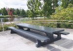 Picknickset XL Beton Picknickset XL Beton, ideal für den öffentlichen Bereich (Zoom)