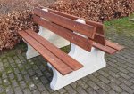 HeBlad Parkbank Duo Beton