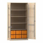 Flexeo Musikschrank, 6 große Boxen, Breite 94,4 cm Schließart: Schloss (Zoom)