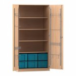 Flexeo Musikschrank, 6 große Boxen, Breite 94,4 cm Schließart: Schloss (Zoom)