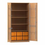 Flexeo Musikschrank, 6 große Boxen, Breite 94,4 cm Schließart: Schloss (Zoom)