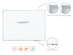 Legamaster Whiteboard mit Ablage, lackiert