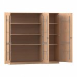 Flexeo Musikschrank, Breite 190,5 cm Buche hell (Zoom)