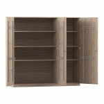 Flexeo Musikschrank, Breite 190,5 cm Eiche natur (Zoom)