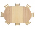 Betzold Baccus Rechteck-Tisch, Breite 120 cm Rechtecktisch integriert (Zoom)