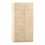 Flexeo Schließfachschrank, 10 geschlossene Fächer, Breite 94,4 cm geschlossen (Zoom)