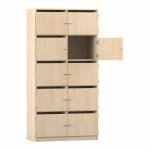 Flexeo Schliefachschrank, 10 Fcher mit Briefschlitzen, Breite 94,4 cm