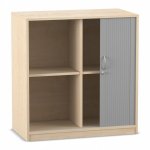 Flexeo Rollladenschrank, 4 Fcher, Mittelwand, Breite 94,4 cm