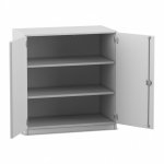 Flexeo Unterschrank, 3 Fächer, Breite 94,4 cm grau (Zoom)