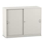 Flexeo Schiebetürenschrank, 6 Fächer, Mittelwand, Breite 126,4 cm geschlossen (Zoom)