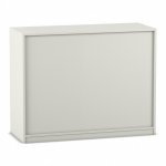 Flexeo Schiebetürenschrank, 6 Fächer, Mittelwand, Breite 126,4 cm von hinten (Zoom)