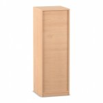 Flexeo Schrank, 4 Fächer, 1 Tür, Breite 48,1 cm Rückseite (Zoom)