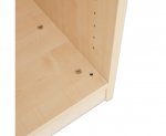 Flexeo Garderobenschrank Armadio, 3 Türen, mit Fachböden, Höhe 154,8 cm Schrank Detail 2 (Zoom)