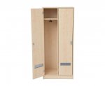 Flexeo Garderobenschrank Armadio, 2 Türen, mit Fachböden, Höhe 154,8 cm Zahlenschloss mit Lüftungsgitter 2 (Zoom)