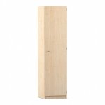 Flexeo Hochschrank mit 1 Drehtür und 5 Fächer, H x B: 190 x 48,1 cm Vorderseite (Zoom)