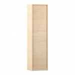 Flexeo Hochschrank mit 1 Drehtür und 5 Fächer, H x B: 190 x 48,1 cm Rückseite (Zoom)