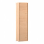 Flexeo Hochschrank mit 1 Drehtür und 5 Fächer, H x B: 190 x 48,1 cm Rückseite (Zoom)