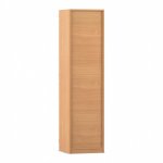 Flexeo Hochschrank mit 1 Drehtür und 5 Fächer, H x B: 190 x 48,1 cm Rückseite (Zoom)