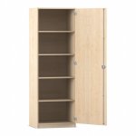 Flexeo Hochschrank mit 1 Drehtr und 4 Fachbden H x B: 190 x 64,1 cm