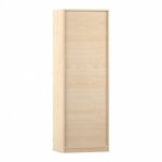 Flexeo Hochschrank mit 1 Drehtür und 4 Fachböden H x B: 190 x 64,1 cm Rückseite (Zoom)