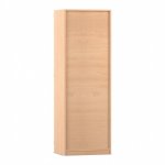 Flexeo Hochschrank mit 1 Drehtür und 4 Fachböden H x B: 190 x 64,1 cm Rückseite (Zoom)