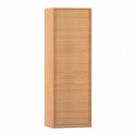 Flexeo Hochschrank mit 1 Drehtür und 4 Fachböden H x B: 190 x 64,1 cm Rückseite (Zoom)