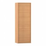 Flexeo Hochschrank mit 1 Drehtür und 4 Fachböden H x B: 190 x 64,1 cm Rückseite (Zoom)