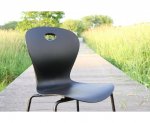 Betzold Schalenstuhl Karoline, recycelt Stuhl schwarz (Zoom)