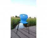 Betzold Schalenstuhl Karoline, recycelt Stuhl blau (Zoom)