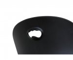 Betzold Schalenstuhl Karoline, recycelt Stuhl schwarz Detail (Zoom)