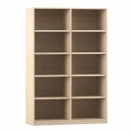 Flexeo Bibliotheksregal Herkules, hoch, Breite 126 cm