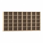Flexeo Bibliotheksregal Herkules, hoch, Breite 377,6 cm Ahorn honig  (Zoom)