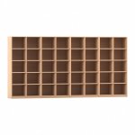 Flexeo Bibliotheksregal Herkules, hoch, Breite 377,6 cm Buche hell  (Zoom)