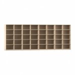 Flexeo Bibliotheksregal Herkules, hoch, Breite 505,6 cm Ahorn honig  (Zoom)
