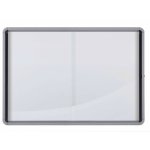 Nobo Schaukasten mit Schiebetüren praktische Whiteboard-Oberfläche (Zoom)