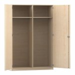 Flexeo Garderobenschrank mit beidseitiger Garderobe