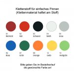 Conen Informationsvitrine mit Klettenstoffrückwand lieferbare Farben für den Klettenstoff (Zoom)