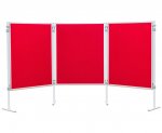 Betzold Profi-Stellwände Komplett-Set A: Tafelreihe Moderationswand rot  (Zoom)
