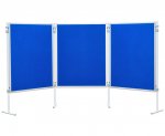 Betzold Profi-Stellwände Komplett-Set A: Tafelreihe Moderationswand blau  (Zoom)