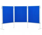 Betzold Profi-Stellwände Komplett-Set A: Tafelreihe Moderationswand blau  (Zoom)