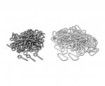 Betzold xilent Schallabsorber-Set A-B-C, 26 Elemente Karabiner und Ösenschrauben (Zoom)