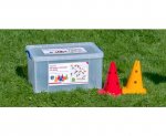 Betzold XXL-Outdoor-Leiterspiel Tier Rallye Aufbewahrungsbox und Spielfiguren (Zoom)