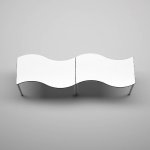 Mirplay Sch&uuml;lertisch Wave in Reihe gestellt (Zoom)