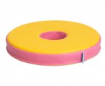 Betzold Mobiler Kissenwagen mit Donut-Kissen Variante: 12 Donut-Kissen - rosa/gelb (Zoom)