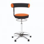 Sanus® -Gesundheitsstuhl Hochstuhl LF Sanus-Hochstuhl-LF orange (Zoom)