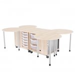 Marlower Möbel Rundtisch Mamick Rundtisch Mamick mit Kreativwagen  (Zoom)