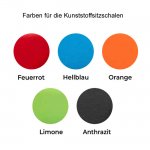 Maowi Drehstuhl Sitzschalen Farben  (Zoom)