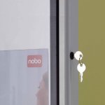Nobo Schaukasten Innenbereich Sicherheitsschloss (Zoom)