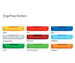 Niesky Wickelkommode mit 8 ErgoTray Boxen und 2 Türen ErgoTrayboxen Farben  (Zoom)